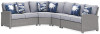 Naples Beach 4-Piece Outdoor Sectional (P439P2)