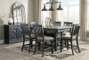 Tyler Creek Counter Height Dining Table and 6 Barstools (D736D5)