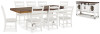 Valebeck Dining Table and 8 Chairs with Server (D546D12)