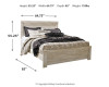 Bellaby Queen Panel Bed, Dresser, Mirror, and Nightstand (B331B14)