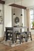Caitbrook Counter Height Dining Table and 4 Barstools (D388D3)