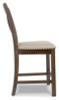 Moriville Counter Height Dining Table and 6 Barstools (D631D10)