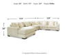 Lindyn 6-Piece Sectional with Chaise (21104S11)