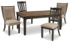 Tyler Creek Dining Table and 4 Chairs (D736D12)