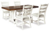 Valebeck Dining Table and 4 Chairs (D546D2)