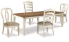 Realyn Dining Table and 4 Chairs (D743D17)