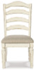 Realyn Dining Table and 4 Chairs (D743D17)