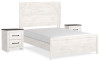 Gerridan Full Panel Bed and 2 Nightstands (B1190B12)