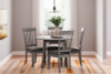 Shullden Dining Table and 4 Chairs (D194D1)