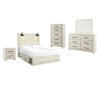Cambeck Queen Panel Bed with Storage, Dresser, Mirror, Chest and Nightstand (B192B60)