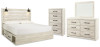 Cambeck King Panel Bed with Storage, Dresser, Mirror and Chest (B192B66)