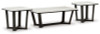Fostead Coffee Table and 2 Ends (T770T1)