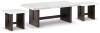 Burkhaus Coffee Table and 2 Ends (T779T1)