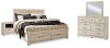 Bellaby King Panel Storage Bed, Dresser, Mirror and 2 Nightstands (B331B19)