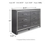 Lodanna King/Cal King Panel Headboard, Dresser and Nightstand (B214B34) Lodanna King/Cal King Panel Headboard, Dresser and Nightstand (B214B34)