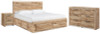 Hyanna Queen Storage Bed, Dresser and Nightstand (B1050B49)