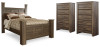 Juararo Queen Poster Bed and 2 Chests (B251B29)