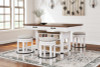 Valebeck Counter Height Dining Table and 4 Barstools (D546D10)
