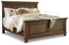 Flynnter King Panel Bed, Dresser, Mirror and 2 Nightstands (B719B24)