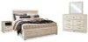 Bellaby King Panel Bed, Dresser, Mirror and 2 Nightstands (B331B22)