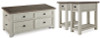 Bolanburg Coffee Table and 2 End Tables (T637T6)