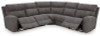 Next-Gen DuraPella 5-Piece Power Reclining Sectional (61003S6)
