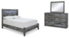 Baystorm Full Panel Bed, Dresser and Mirror (B221B62)