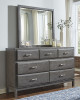Caitbrook Dresser, Mirror and 2 Nightstands (B476B25)
