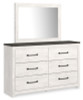 Gerridan King Panel Bed, Dresser and Mirror (B1190B29)