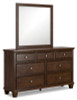 Danabrin King Panel Bed, Dresser and Mirror (B685B12)