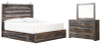 Drystan King Storage Bed, Dresser and Mirror (B211B83)