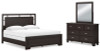 Covetown King Panel Bed, Dresser and Mirror (B441B10)