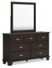 Covetown King Panel Bed, Dresser and Mirror (B441B10)