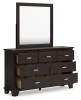 Covetown King Panel Bed, Dresser and Mirror (B441B10)