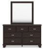 Covetown King Panel Bed, Dresser and Mirror (B441B10)