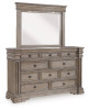 Blairhurst King Panel Bed, Dresser and Mirror (B916B6)