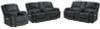 Draycoll 2 Power Reclining Loveseats and Recliner (76504U6)