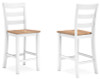 Gesthaven Counter Height Barstool (Set of 2) (D398-124X2)