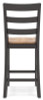 Gesthaven Counter Height Dining Table and 2 Barstools (D396D3)