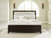 Neymorton California King Upholstered Panel Bed (B618B5)