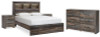 Drystan Queen Bookcase Bed, Dresser and 2 Nightstands (B211B87)