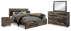 Derekson King Storage Bed, Dresser, Mirror and 2 Nightstands (B200B64)