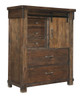 Lakeleigh Brown Five Drawer Chest