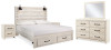 Cambeck King Storage Bed, 2 Dressers, Mirror, and 2 Nightstands (B192B104)