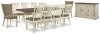 Bolanburg Dining Extension Table,10 Chairs and Server (D647D35)