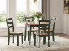 Gesthaven Dining Table and 4 Chairs (D401D1)