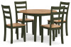 Gesthaven Dining Table and 4 Chairs (D401D1)