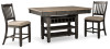 Tyler Creek Counter Height Dining Table and 2 Barstools (D736D14)