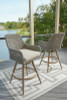Seton Creek Outdoor Bar Height Barstool with Cushion (Set of 2) (P798-130)