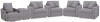 Modmax 3-Piece Sectional Sofa, 2-Piece Sectional Loveseat and Swivel Glider Recliner (92104U23)
